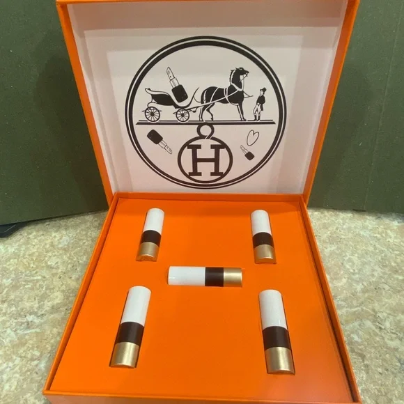 🩷SOLD🩷Hermes 5 x 1.5g Pack Shades Lipstick Limited Edition NIB - Picture 2 of 11